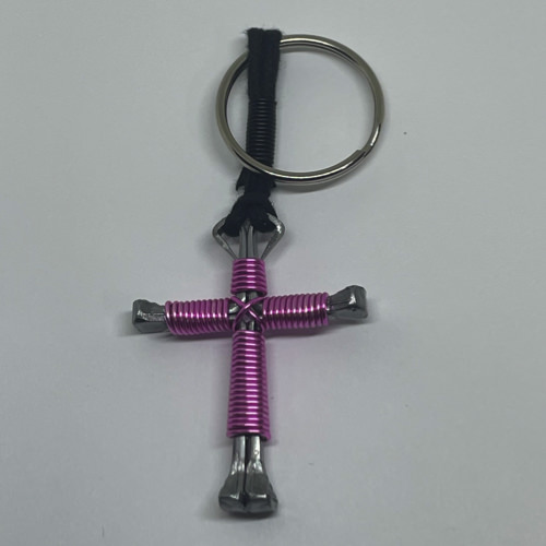 horsehoe cross keychain wraps