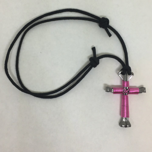 anklet crosses made of nails